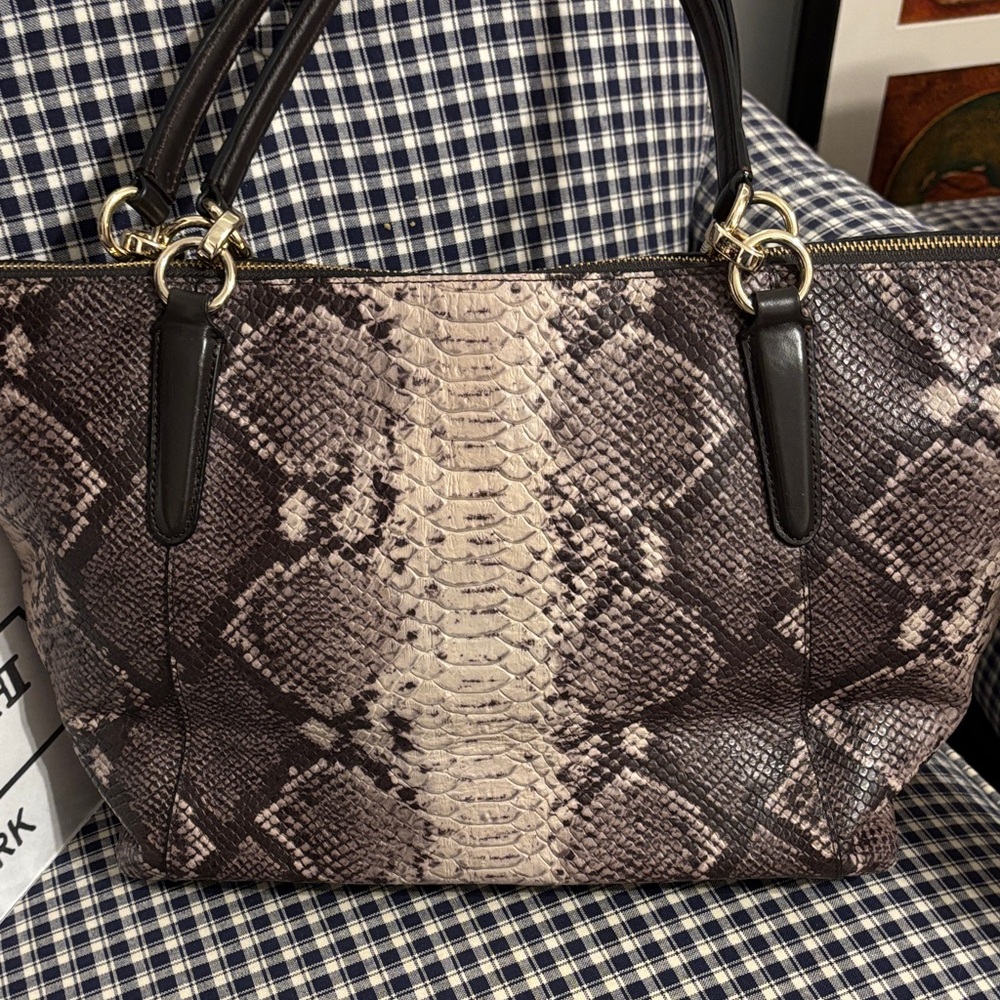 Coach Python Ava Tote Bag - image 4